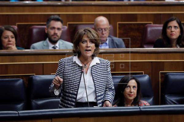 Dolores Delgado, ministra de Justicia española. (Foto Prensa Libe: EFE)