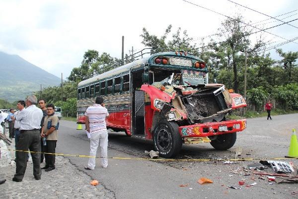 once heridos fue el saldo del choque.