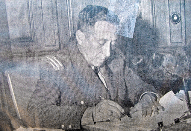 Federico Ponce Vaides el 4 de julio de 1944. (Foto: Hemeroteca PL)