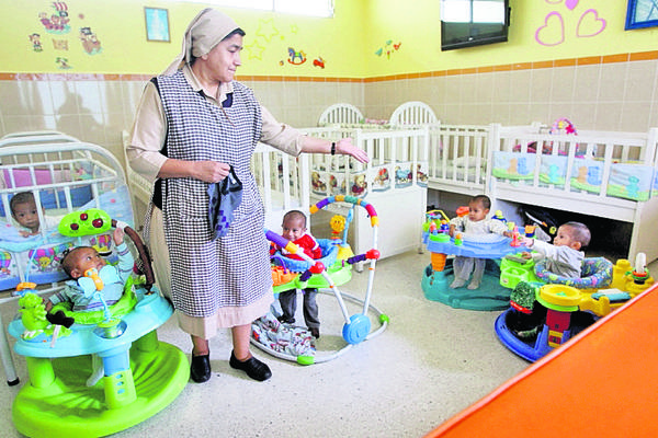 En la  guardería se atiende a bebés con diferentes necesidades de recuperación nutricional. (Foto Prensa Libre: Brenda Martínez)