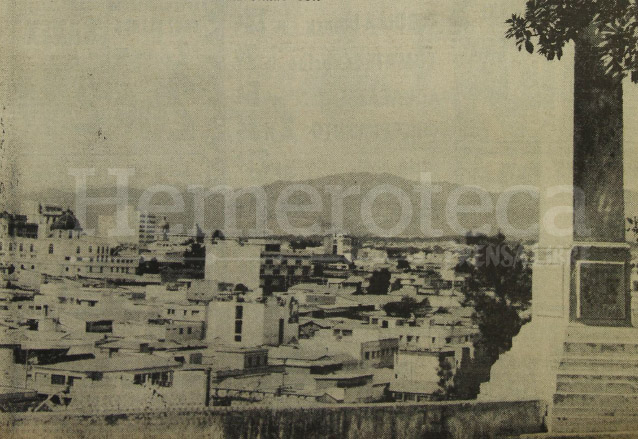 Panorámica de la ciudad de Guatemala desde el Cerrito del Carmen en el año 1976. (Foto: Hemeroteca PL)