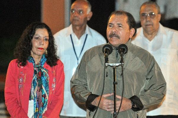 Daniel Ortega, presidente de Nicaragua. (Foto Prensa Libre: EFE)