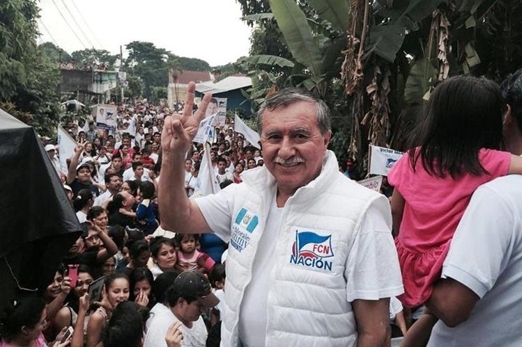 El exdiputado Édgar Ovalle en un evento de campaña electoral de FCN en 2015. (Foto Prensa Libre: Hemeroteca PL)