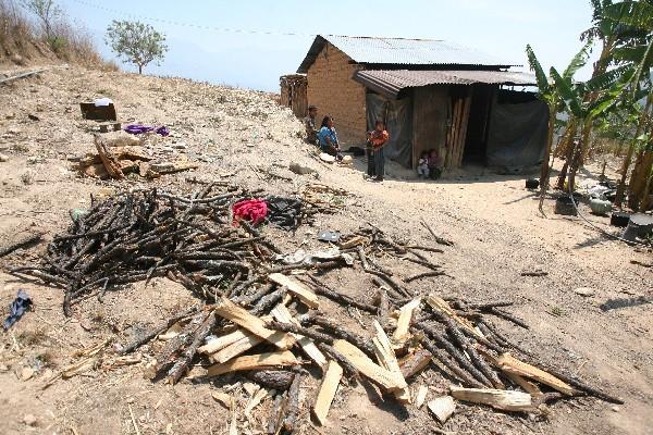Familias del corredor seco padecen cada año crisis alimentaria, debido a que se quedan sin reservas de alimentos y sin dinero para comprarlos.