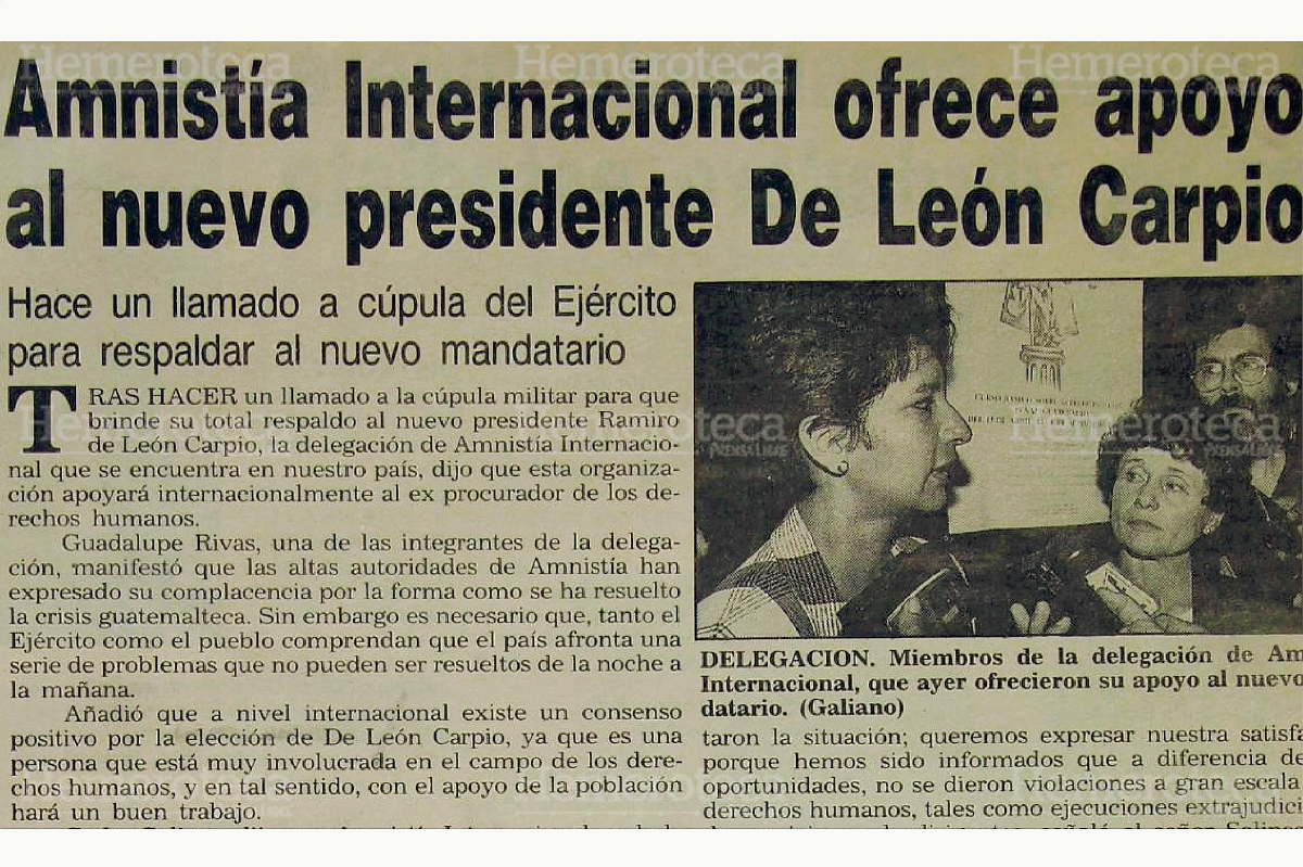 Amnistía Internacional ofrece apoyo. (Foto: Hemeroteca PL)