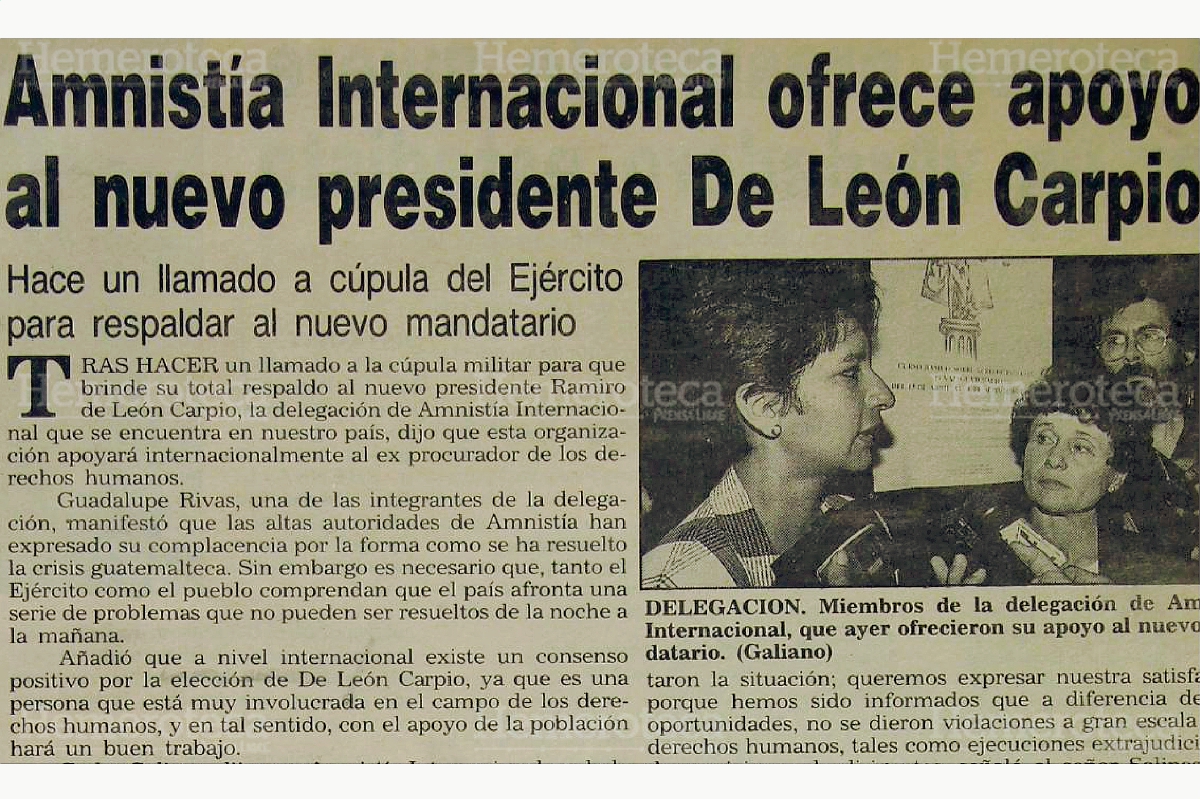 De León recibe apoyo