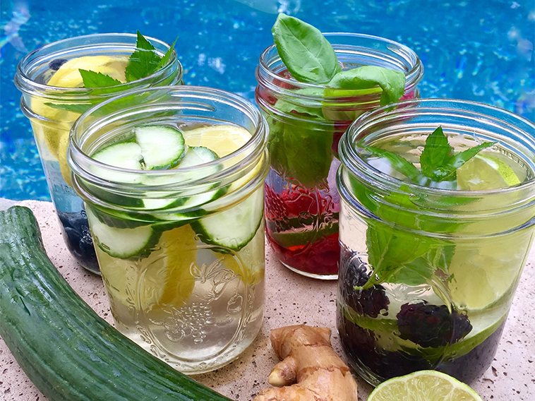 Las bebidas spa son una manera creativa de incentivar que tomemos más agua. (Foto Prensa Libre: Hemeroteca PL)