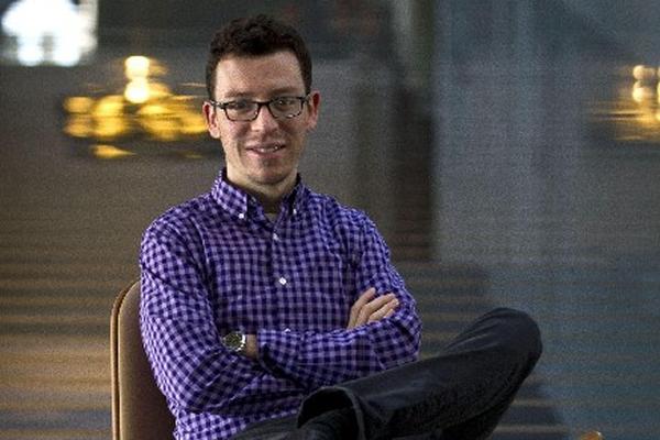 El guatemalteco Luis von Ahn tiene 35 años y es considerado uno de los 50 mejores cerebros del mundo. (Foto Prensa Libre: EFE)
