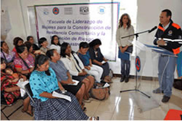 El proceso de capacitación lo realizaron Conred y Fundación Guatemala. (Foto Prensa Libre: Conred)