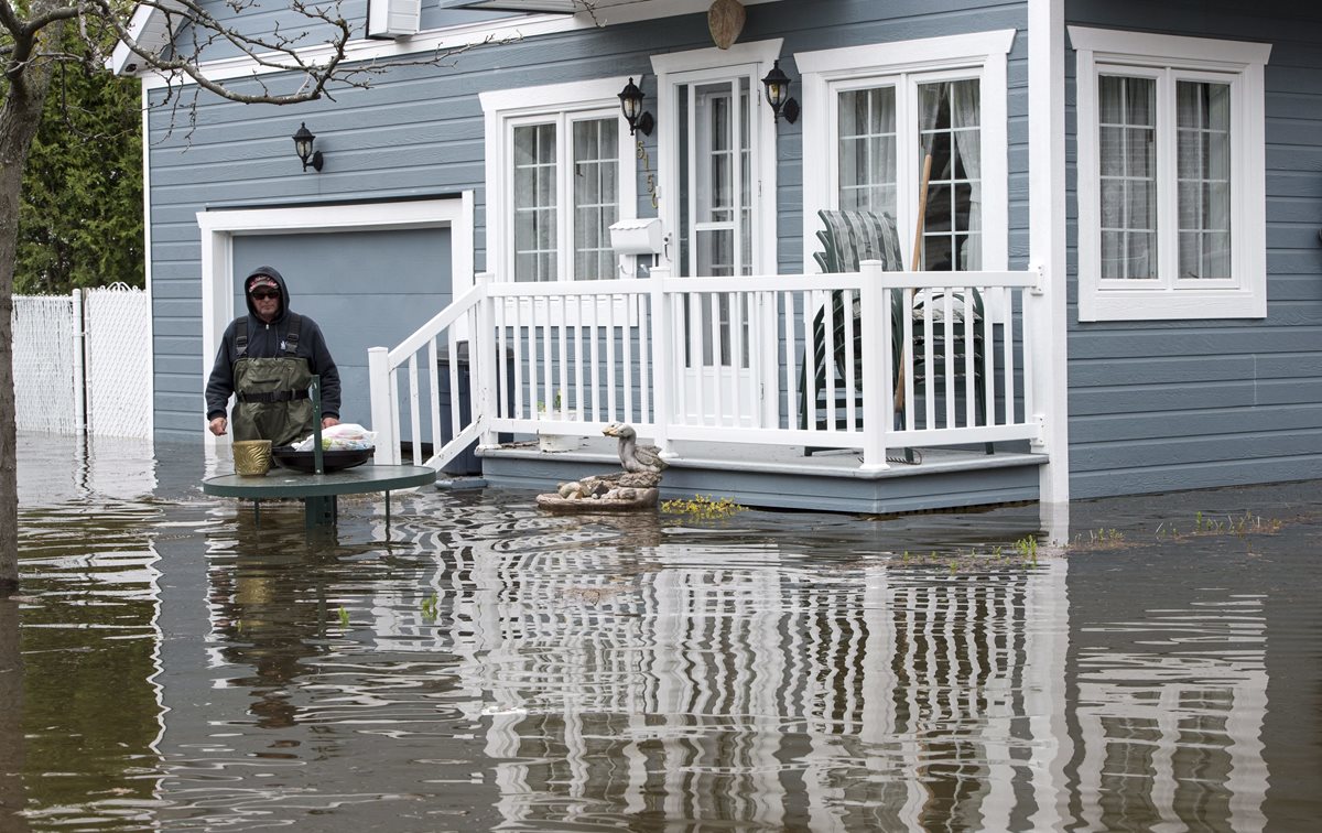 Más de mil casas quedaron inundadas.