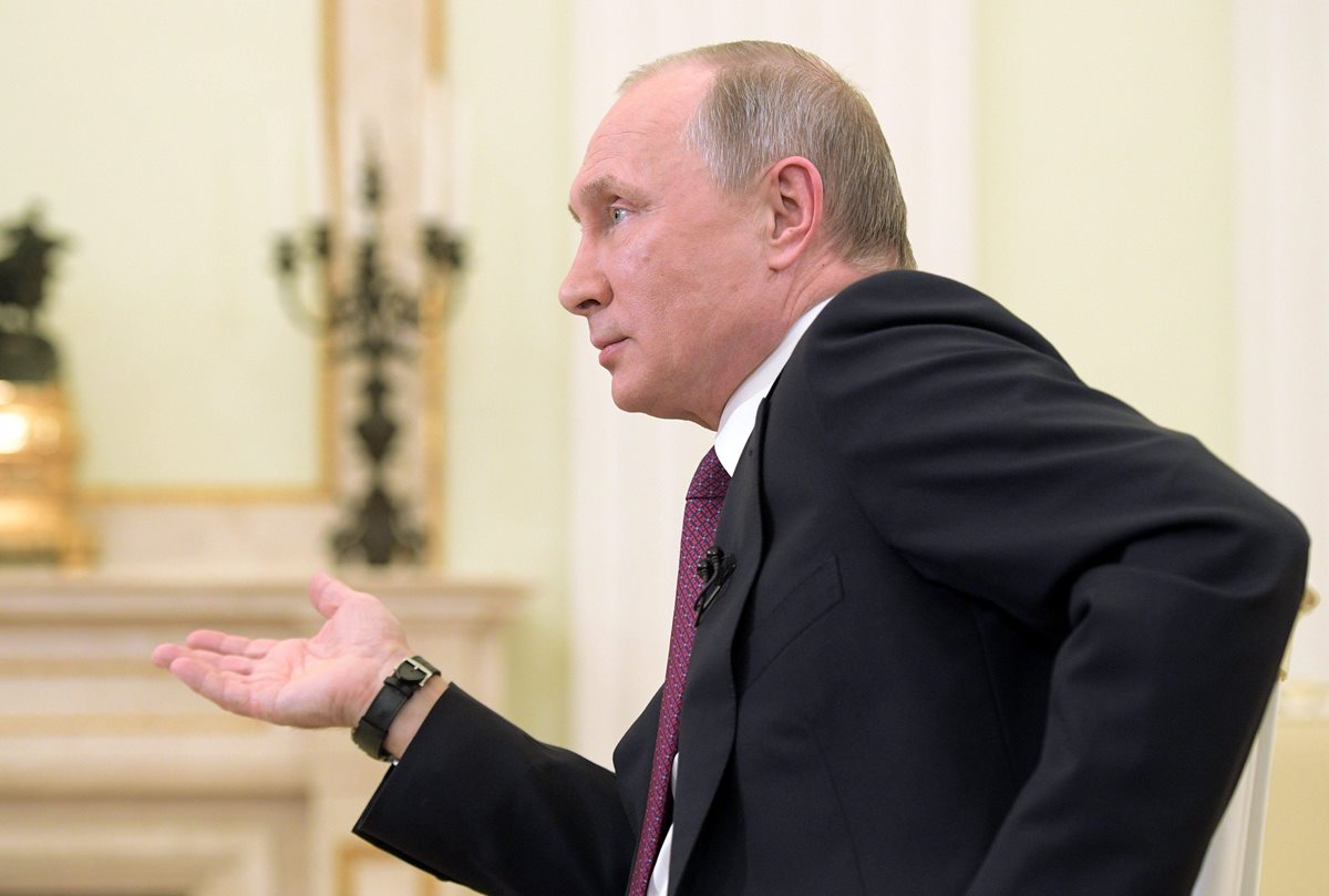 Vladimir Putin, presidente de Rusia. (Foto Prensa Libre: EFE).