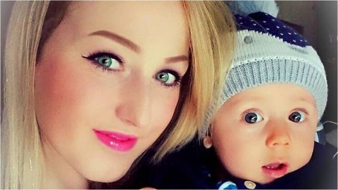 Sarah Boyle cree que su bebé le hizo saber que "algo no estaba bien". (Foto, Sarah Boyle)