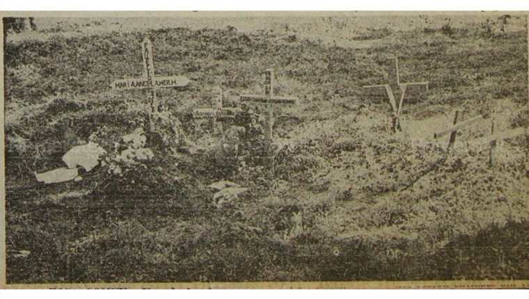 Miles de cadáveres fueron enterrados en fosas comunes luego del terremoto de 1976. (Foto: Hemeroteca PL)