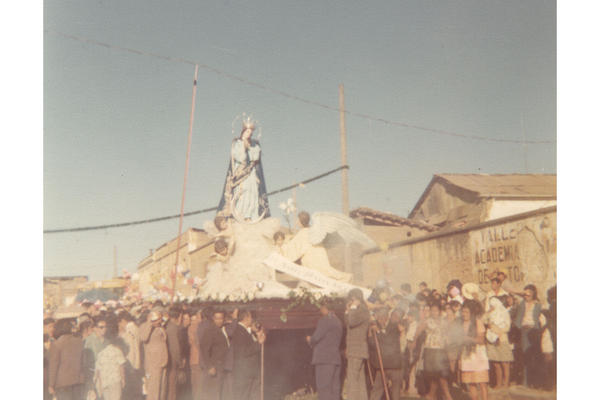 Recorrido de la imagen de la Virgen de Concepción en zonas 3, 7, 8 y 11 de la ciudad capital (Foto Prensa Libre: Cortesía Jhonathan Saravia)