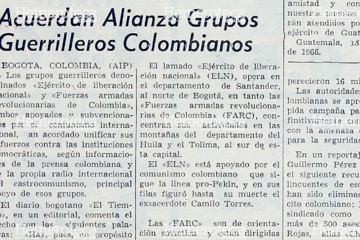 Nota periodística del 14 de noviembre de 1966. Foto: Hemeroteca PL