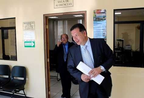 Jorge Pellecer Barrientos, durante una citación judicial. (Foto Prensa Libre: Carlos Ventura)