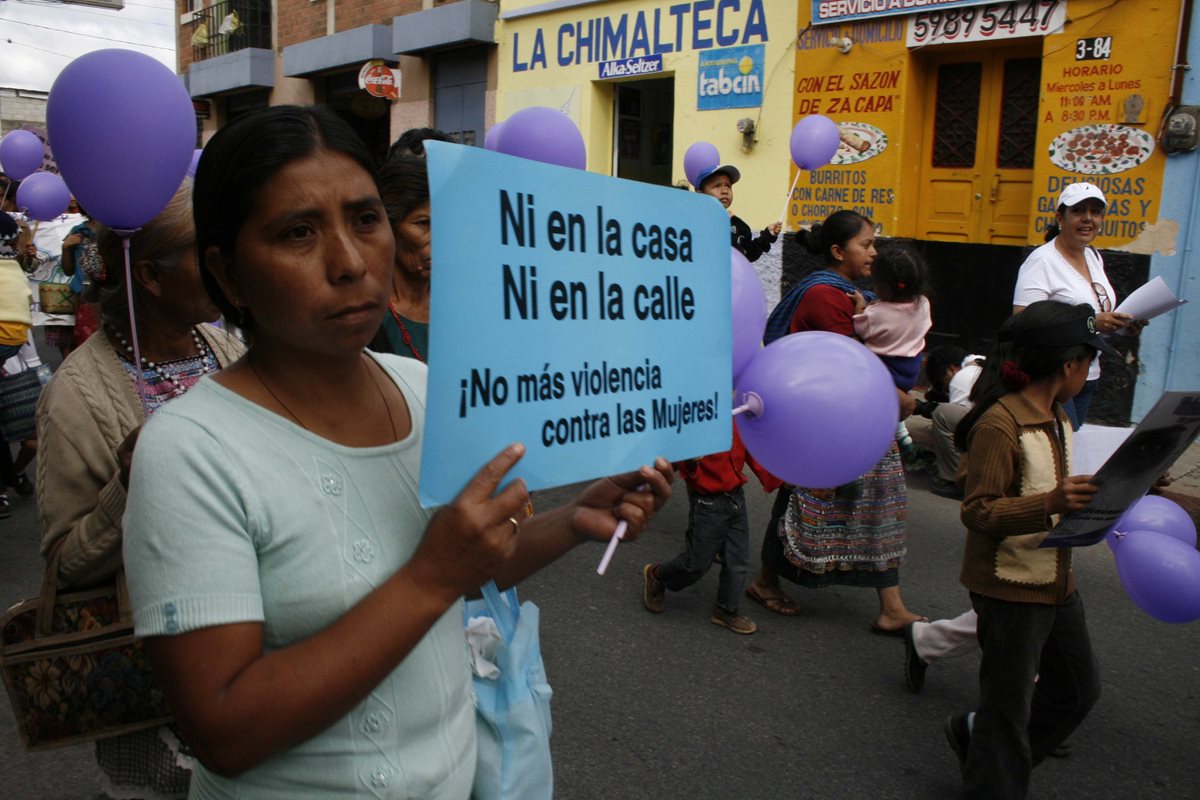 La violencia psicológica y física son las que más afectan a las mujeres. (Foto Prensa Libre: Hemeroteca PL)
