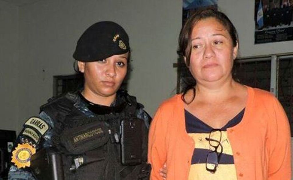 Cecilia Isabel Pinto, es sindicada de tener vínculos con el narcotráfico. (Foto Prensa Libre: PNC).
