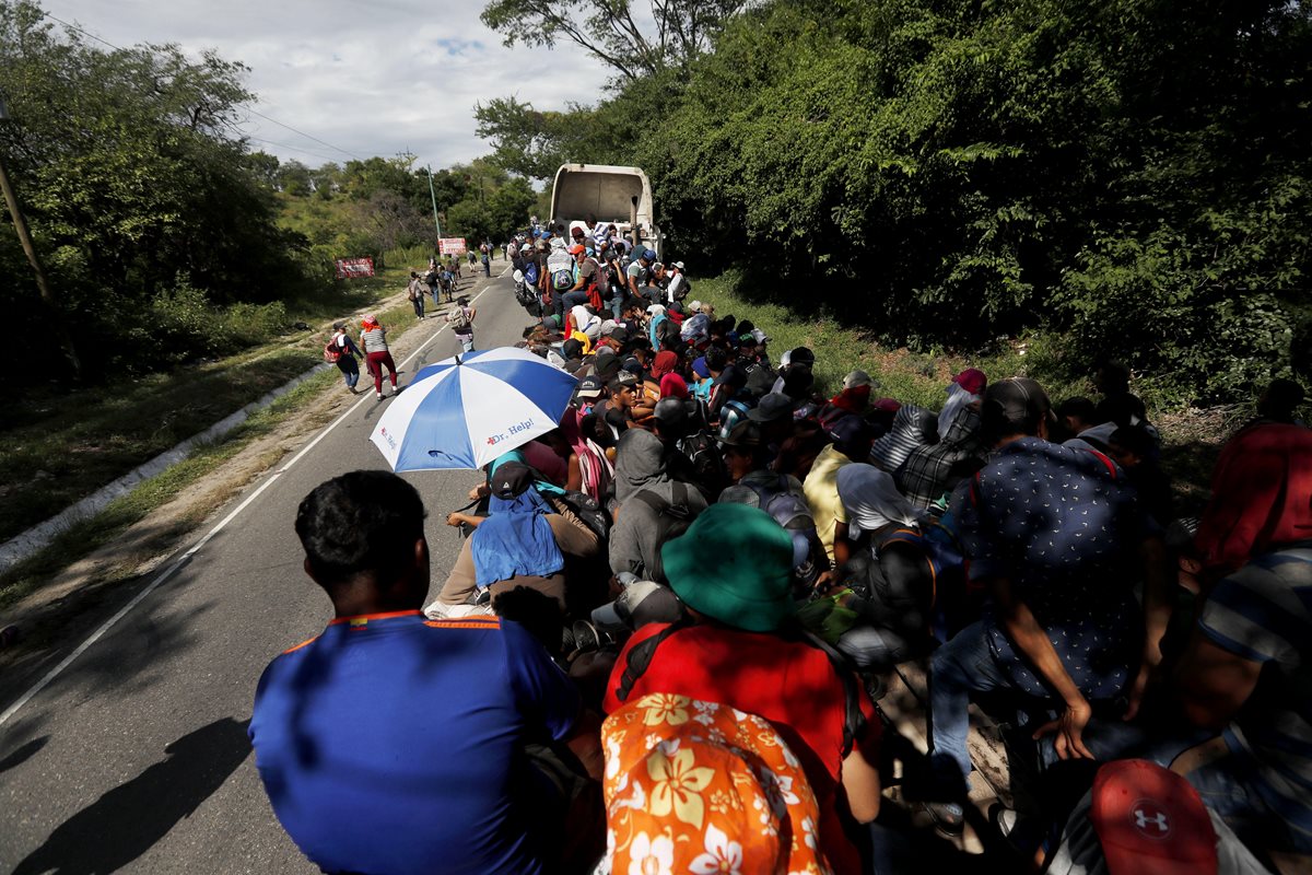 Miles de migrantes hondureños ya atraviesan México. (Foto Prensa Libre: Hemeroteca PL)