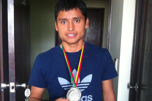 Erick Barrondo fue segundo en el Campeonato Sudamericano de Marcha Atlética 2014. (Foto Prensa Libre: cortesía Federación de Atletismo)