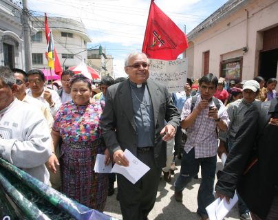 Ramazzini, en una manifestación