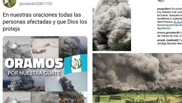 La solidaridad de los deportistas guatemaltecos quedó de manifiesto por la tragedia del Volcán de Fuego. (Foto Prensa Libre: Redes).