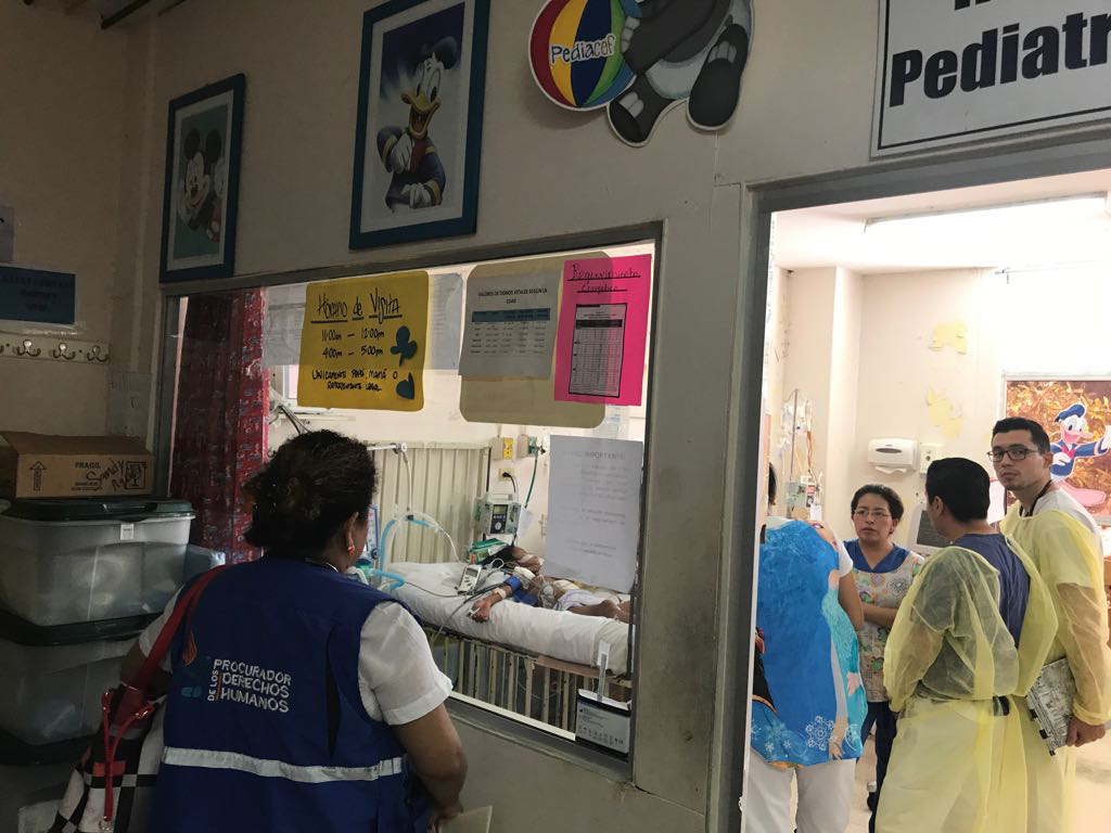 Mavélita Interiano Amador sigue en estado crítico. La menor permanecía internada en Cuilapa —foto— la semana pasada, pero ahora está en el Hospital Roosevelt. (Foto Prensa Libre: PDH)