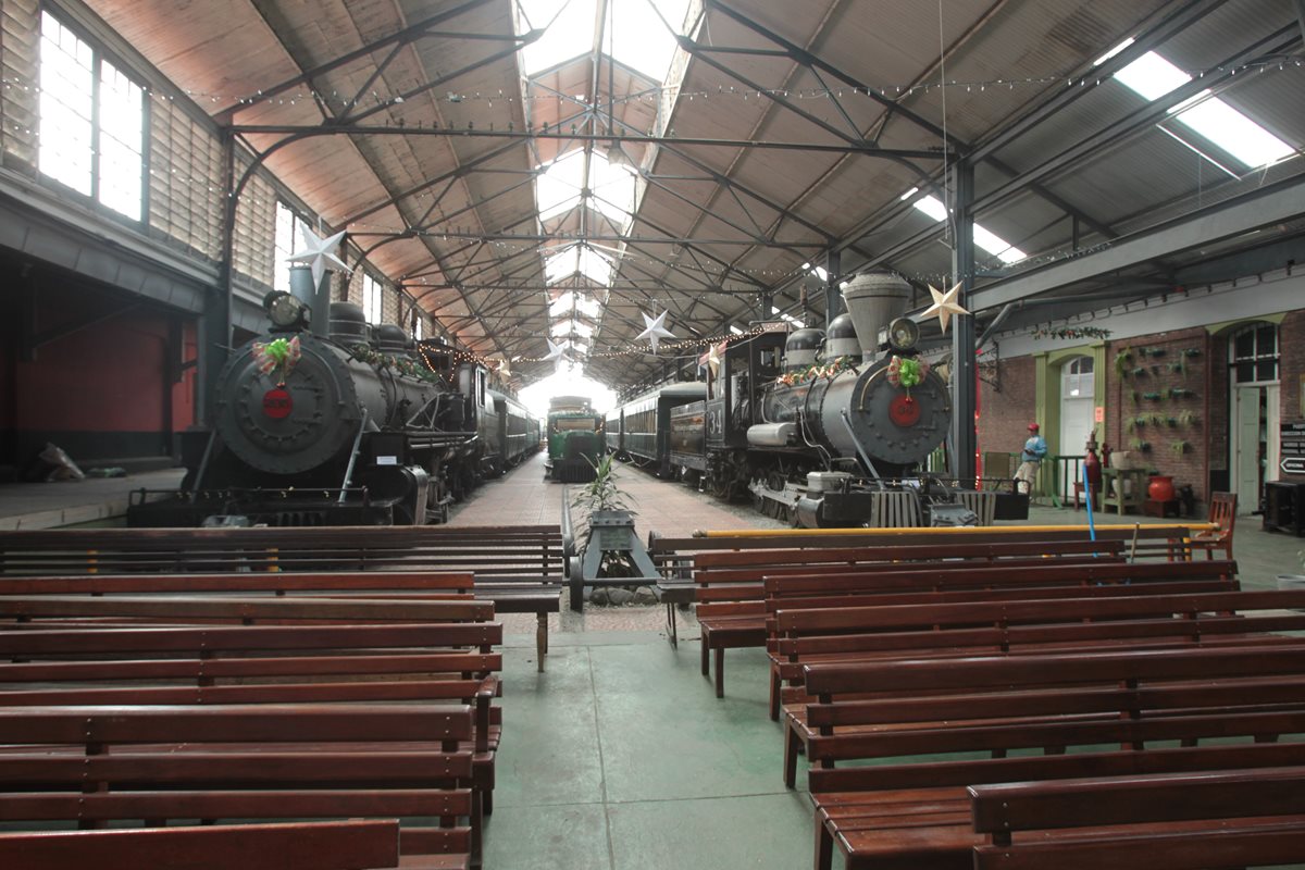 El Museo del Ferrocarril está en la 9a. Av. 18-03, zona 1. Abre de martes a domingo de 9 a 16 horas. Admisión, Q2. (Foto Prensa Libre: Ángel Elías).