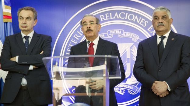 El presidente de República Dominicana, Danilo Medina, lamentó este miércoles el desacuerdo pero instó a las partes a seguir hablando. AFP