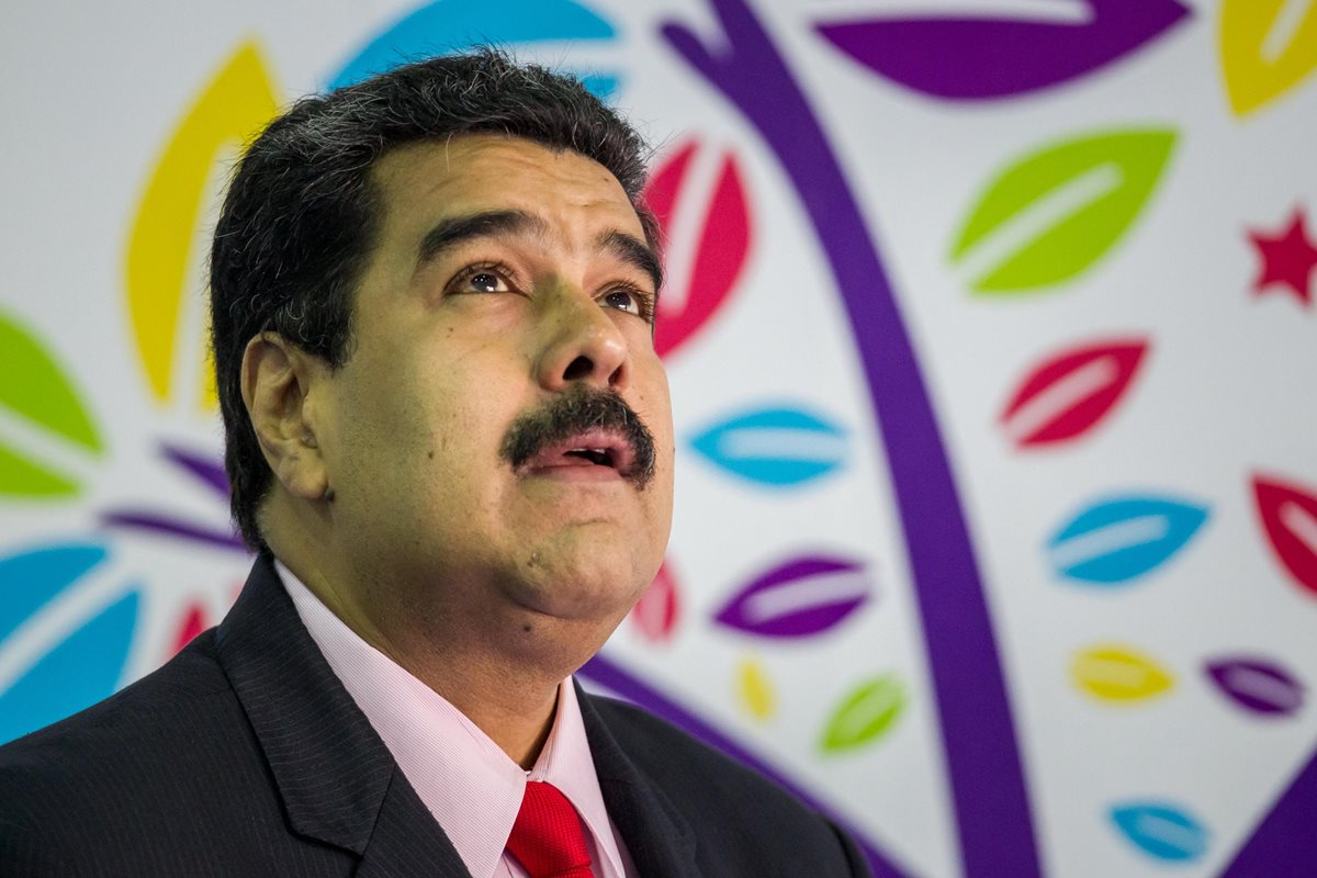 Nicolás Maduro, presidente de Venezuela. (Foto Prensa Libre: EFE).