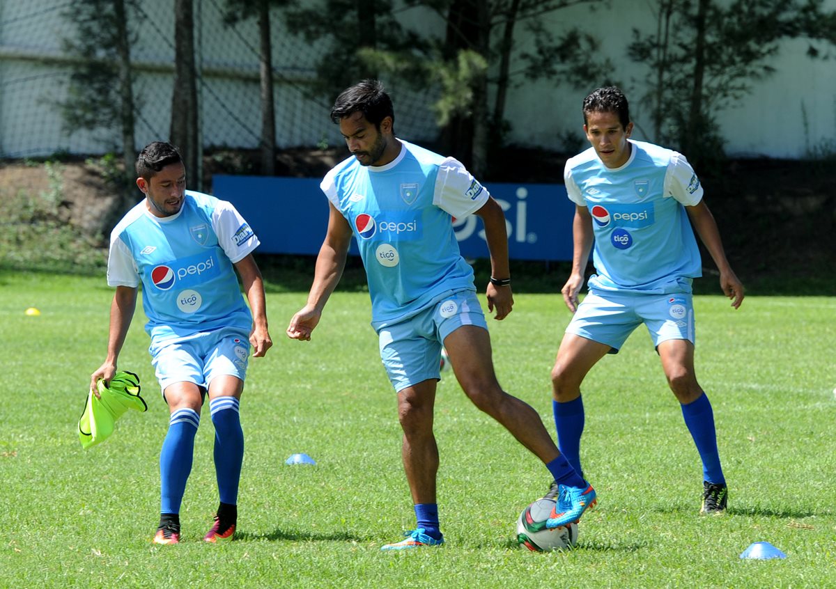 La Bicolor afina detalles previo al juego contra Trinidad y Tobago el dos de septiembre. (Foto Prensa Libre: Edwin Fajardo)