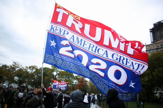 Los comentarios de Trump sobre la Enmienda 14 se producen a pocos días de las elecciones de mitad de período. GETTY IMAGES