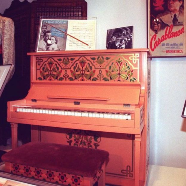 El piano que se usó en "Casablanca" se ha convertido en una pieza de museo.