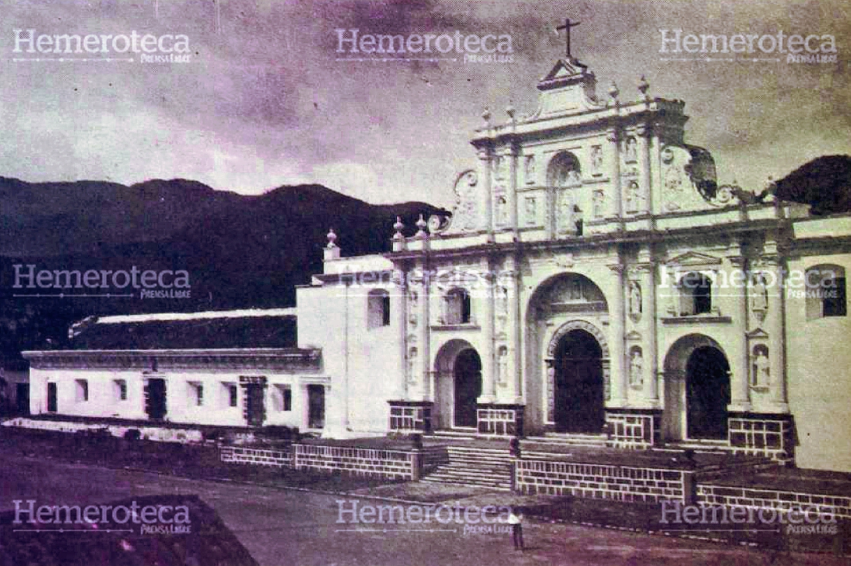 La Catedral de Antigua Guatemala hace 140 años. Foto: E. Muybridge, 1875