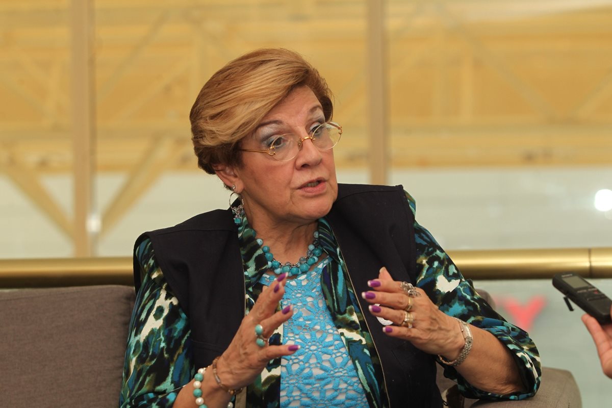 Esmeralda Arosemena de Troitiño, segunda vicepresidenta de la Corte Interamericana de Derechos Humanos, visitó el país (Foto Prensa Libre: Eirck Ávila).