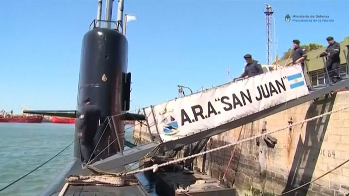 Dan a conocer el último mensaje de submarino ARA San Juan. (Foto Prensa Libre: AFP)