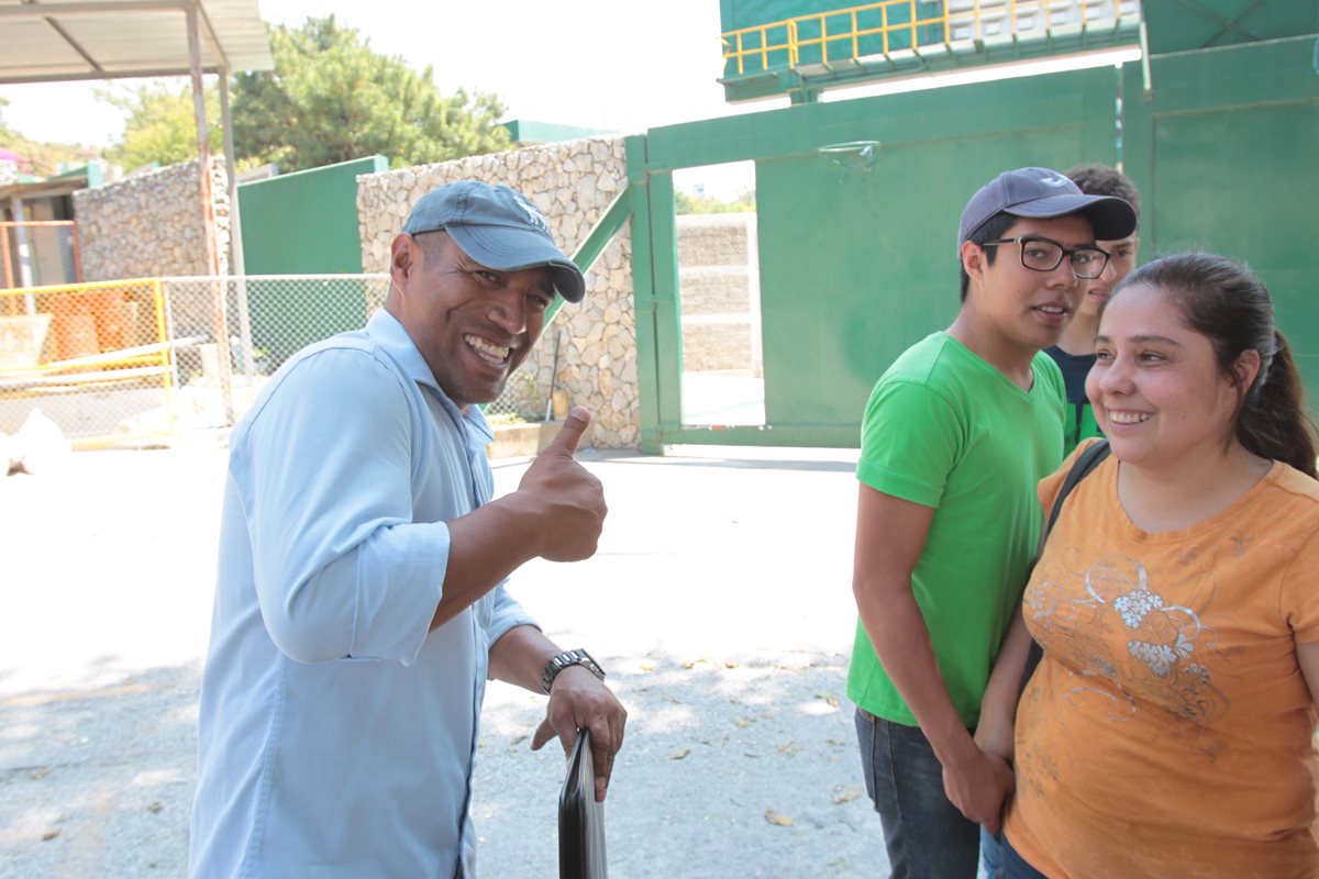 Juan Carlos Pin Plata se mostró satisfecho con el resultado de Mixco frente a Aurora FC. (Foto Prensa Libre: Norvin Mendoza)