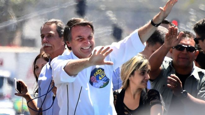 Bolsonaro ha sido polémico por su discurso machista, racista y homófobo. AFP