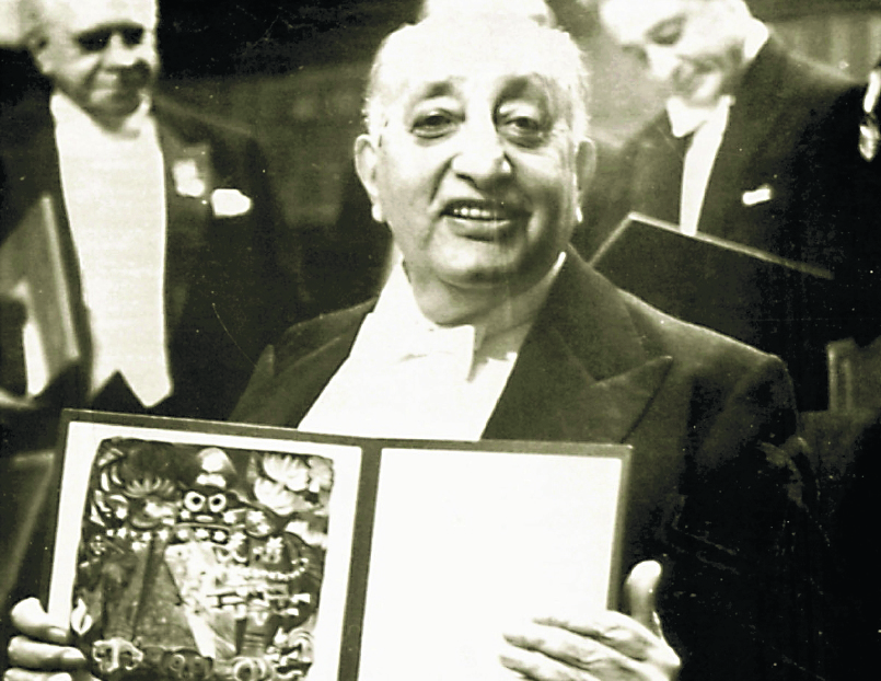 El 19 de octubre de 1967 se le designó el Nobel de Literatura a Asturias, el cual recibió el 10 de diciembre de ese año. (Foto Prensa Libre: Hemeroteca PL)