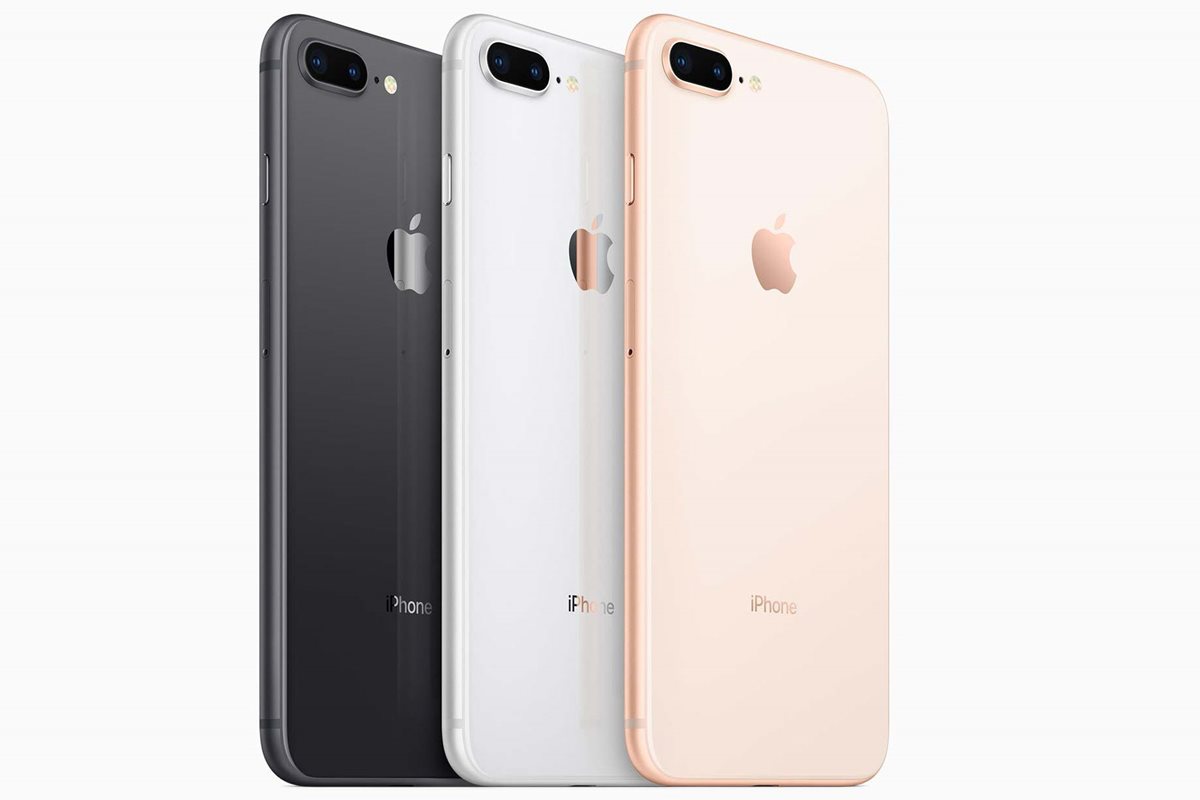El iPhone 8 está disponible en varios colores. (Foto: Apple)