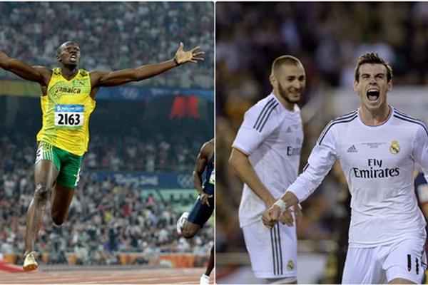 Gareth Bale es casi tan rápido como Usain Bolt. (Foto Prensa Libre: Archivo)