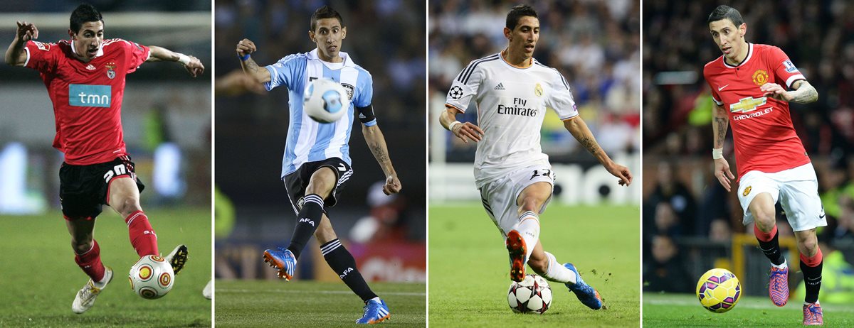 Ángel Di María se muestra muy contento por unirse al PSG. (Foto Prensa Libre: AFP)
