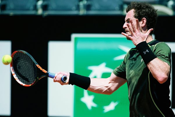 El británico Andy Murray se despidió del Torneo de Roma. (Foto Prensa Libre AP).