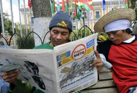 El Congreso boliviano discute una ley de trata y tráfico de personas  que prohibirá a la prensa difundir publicidad sobre comercio sexual. (Foto Prensa Libre: AFP)