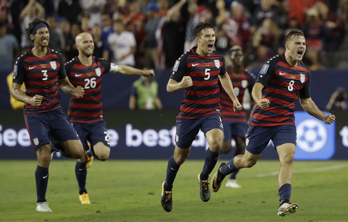 Jordan Morris hizo vibrar el Levis Stadium con un gol a falta de dos minutos para el pitazo final. (Foto Prensa Libre: AP)