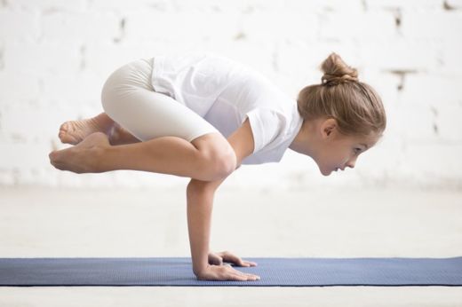 Es más común ver a niños practicando yoga que pilates. GETTY IMAGES
