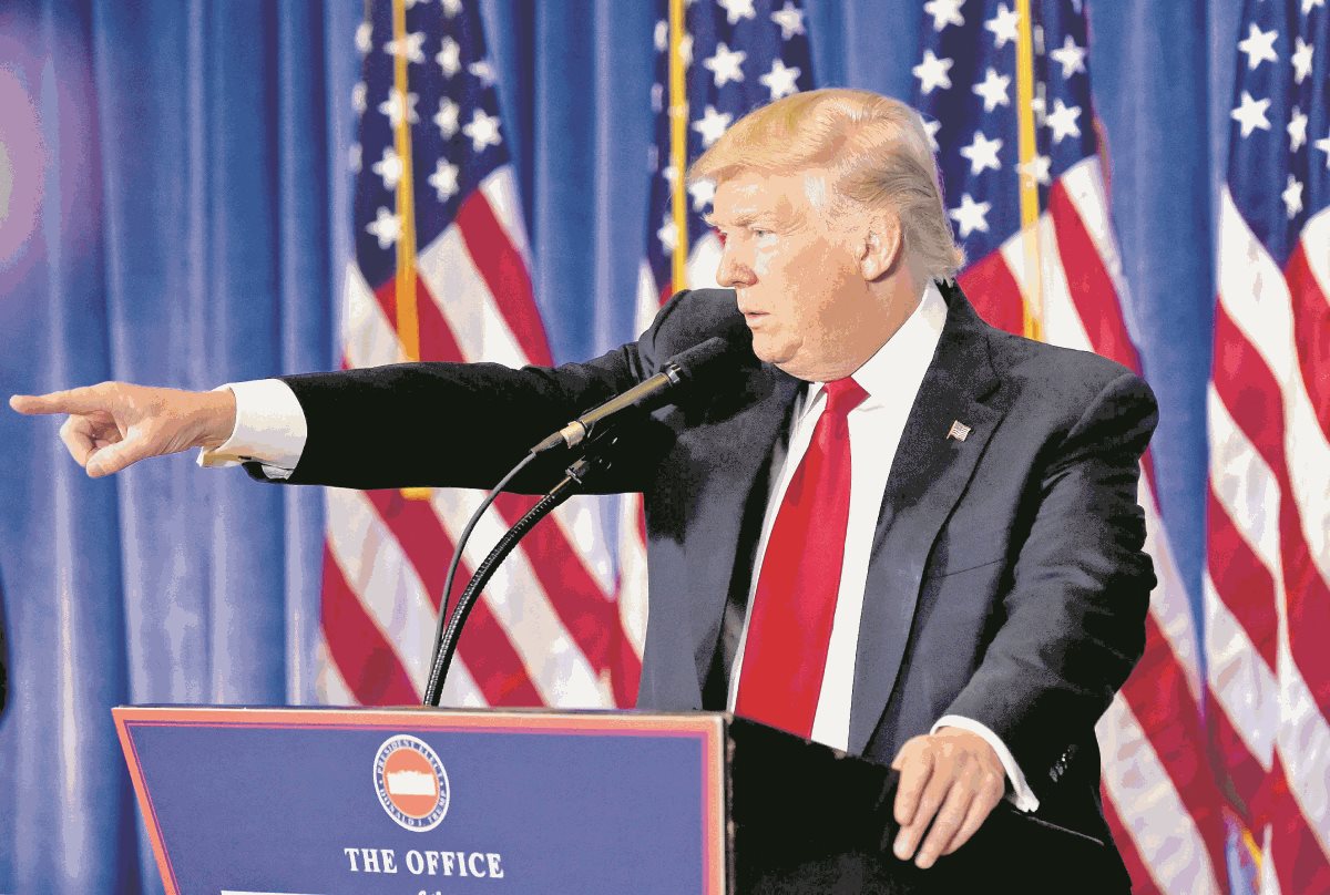 Donald Trump asumió el viernes 20 de enero como presidente de EE. UU. (Foto Prensa Libre: AFP)