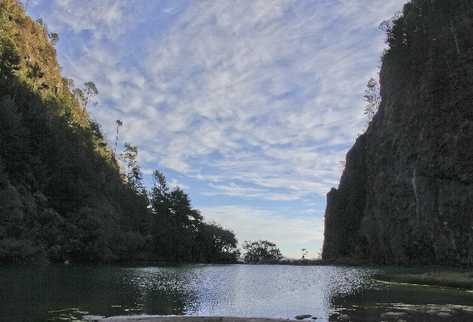 Laguna  magdalena en Chiantla, Huehuetenango.