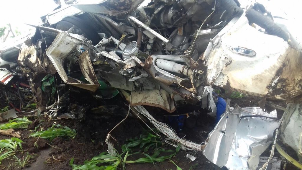 En la avioneta accidenta este domingo, viajaban dos personas de nacionalidad mexicana. La aeronave salió de Aeropuerto La Aurora. (Foto Prensa Libre: Fernando Rivera)