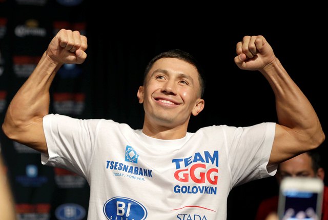 Gennady Golovkin promete muchas emociones en su combate de este sábado en el mítico Madison Square Garden. (Foto Prensa Libre: AP)